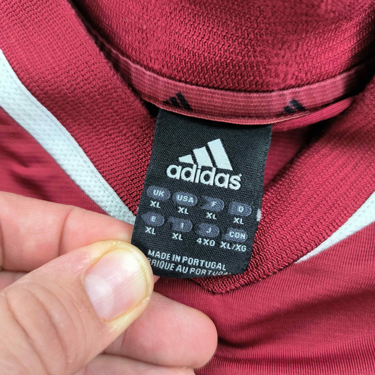 Bayern München 2001-03 Adidas home long sleeve football shirt size XL