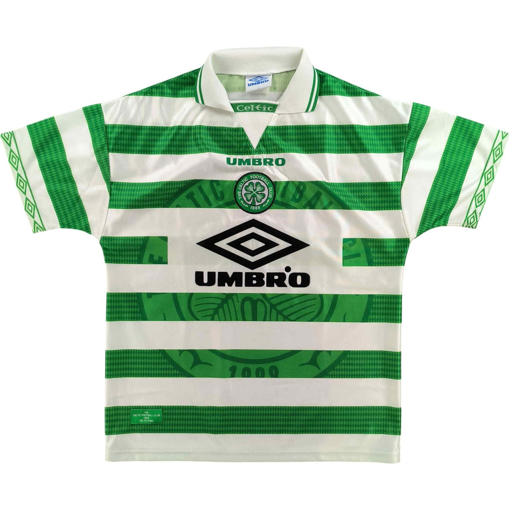 Celtic 1997-99 Umbro home football shirt size L