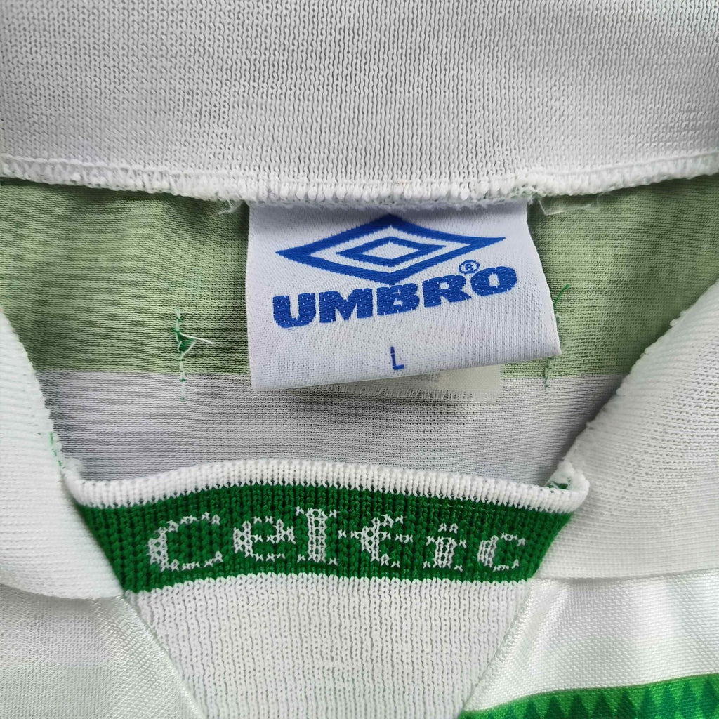 Celtic 1997-99 Umbro home football shirt size L
