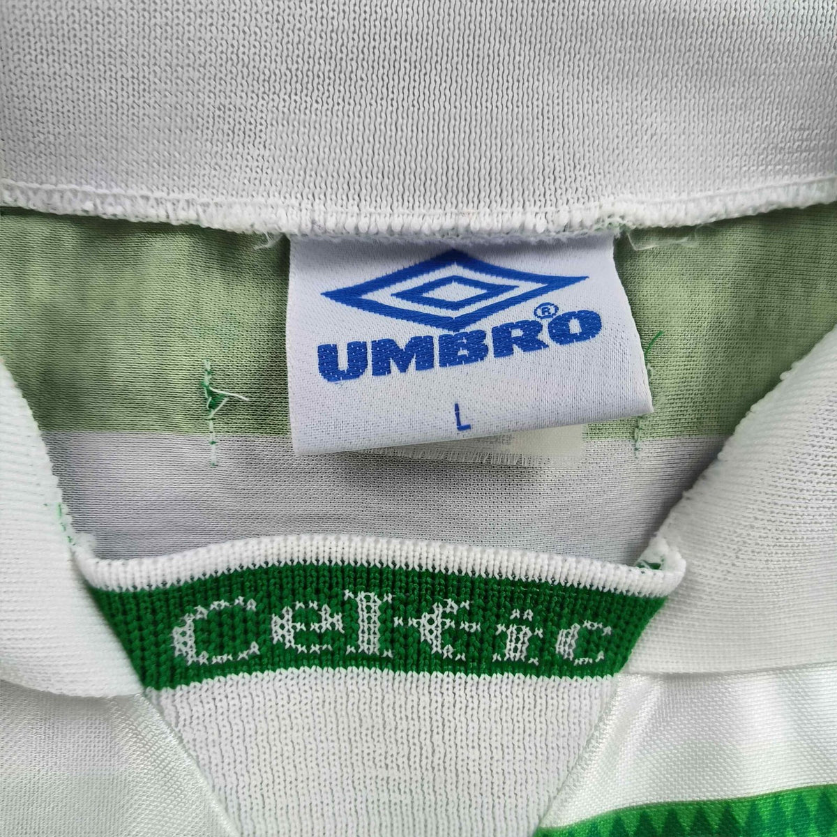Celtic 1997-99 Umbro home football shirt size L