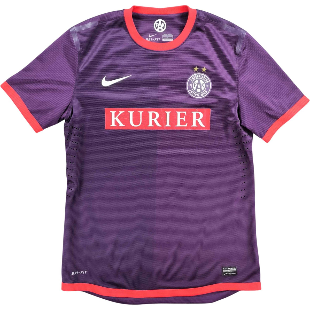 Austria Wien 2012-14 Nike hazai #5 *Match Worn* foci mez L-es