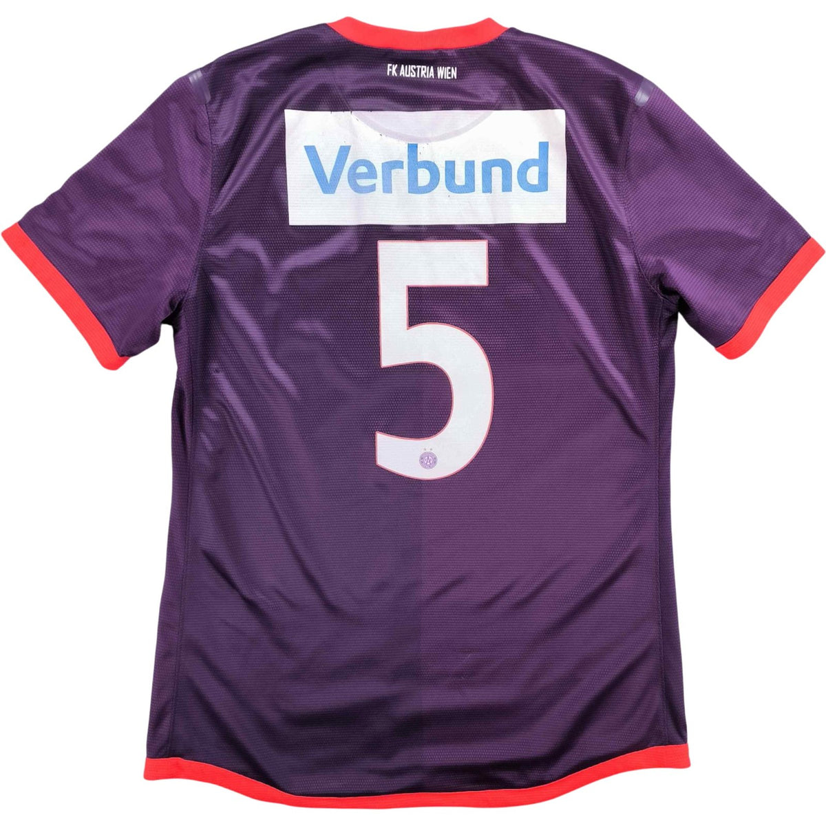 Austria Wien 2012-14 Nike hazai #5 *Match Worn* foci mez L-es
