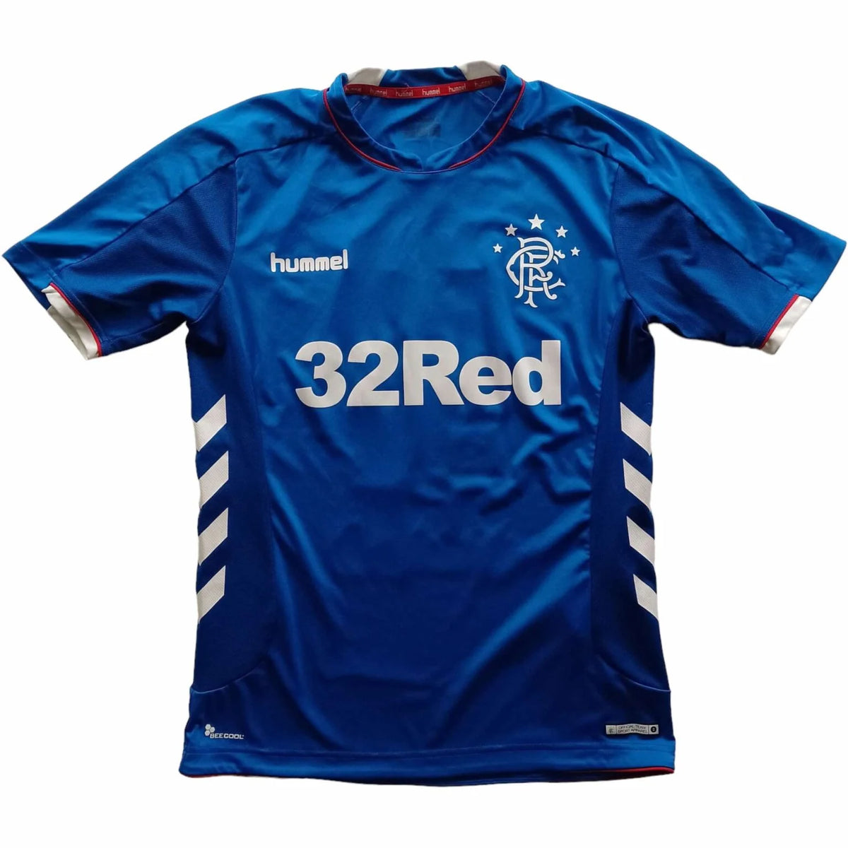 Rangers 2018-19 Hummel home Kyle Lafferty football shirt size S