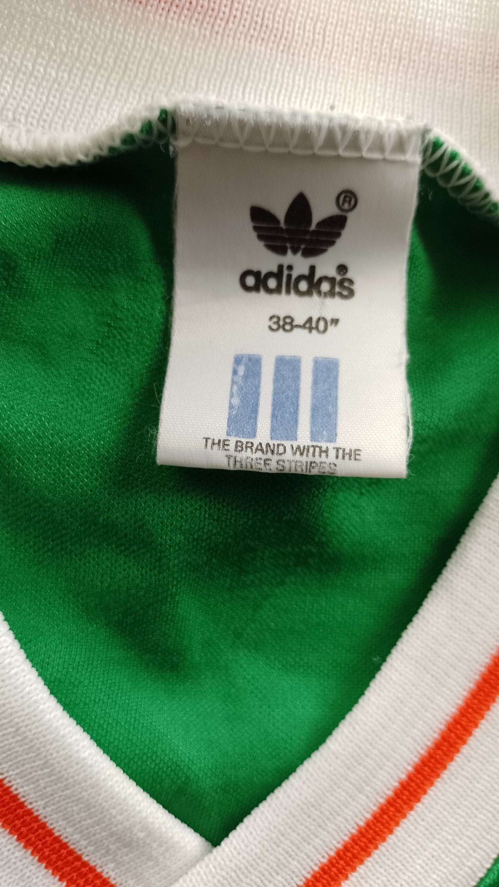 Írország 1990-92 Adidas hazai foci mez M-es