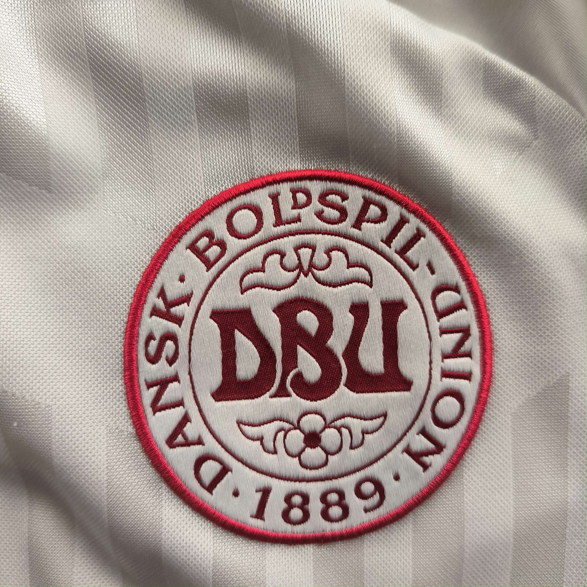 Denmark 2012-14 Adidas away Techfit long sleeve football shirt size 8