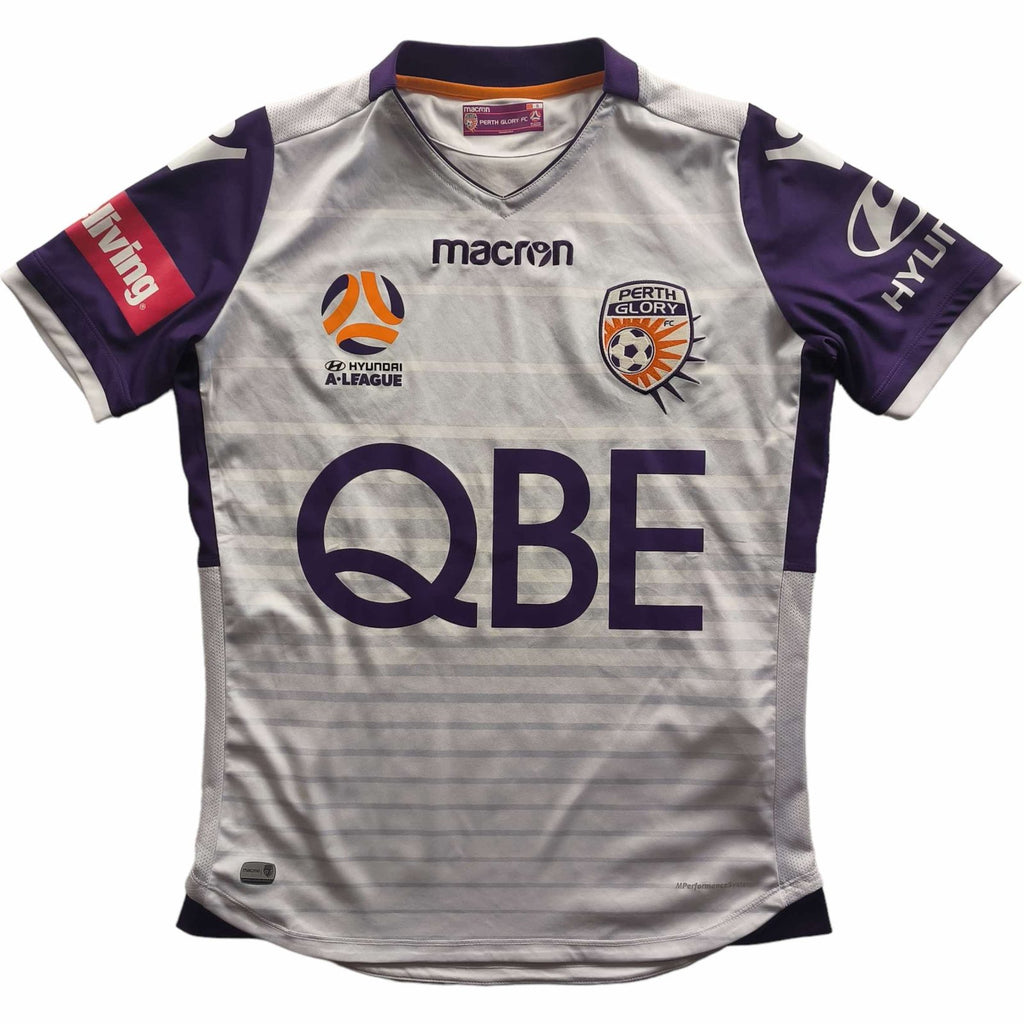Perth Glory 2017-19 Macron vendég foci mez S-es