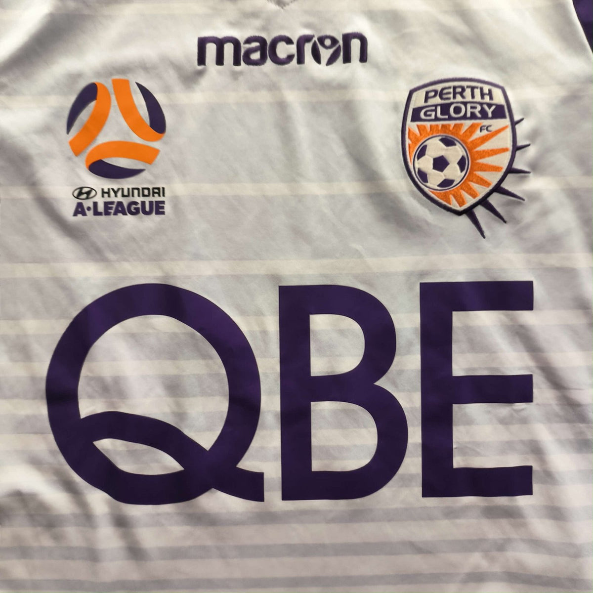 Perth Glory 2017-19 Macron vendég foci mez S-es