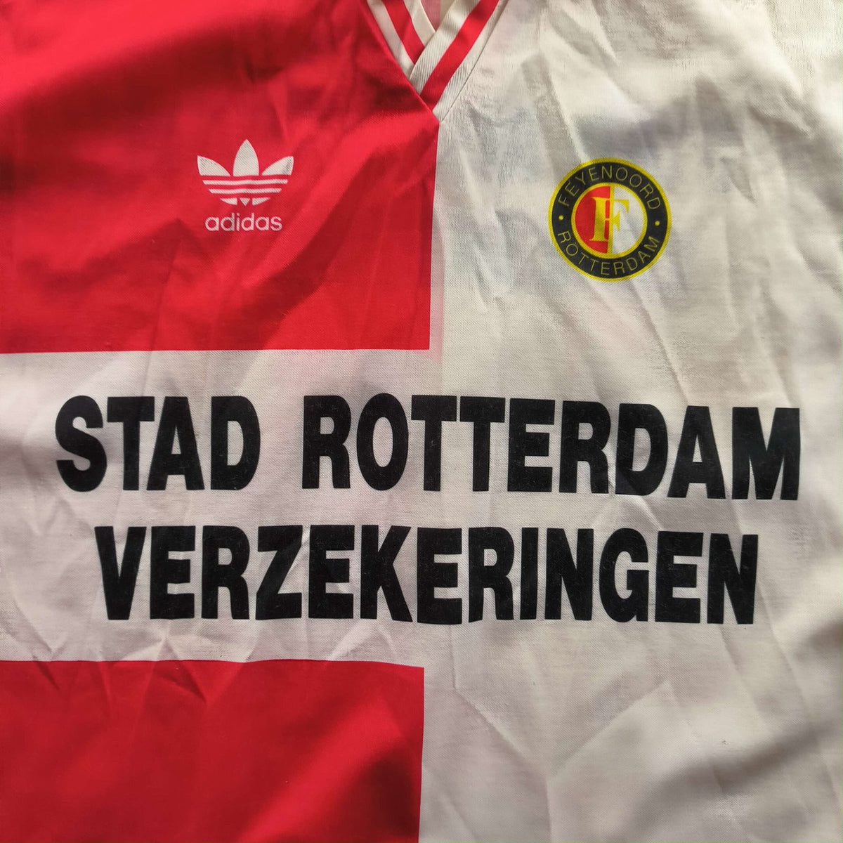 Feyenoord 1991-94 Adidas hazai foci mez L-es
