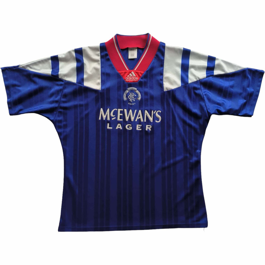 Rangers 1992-94 Adidas home football shirt size M