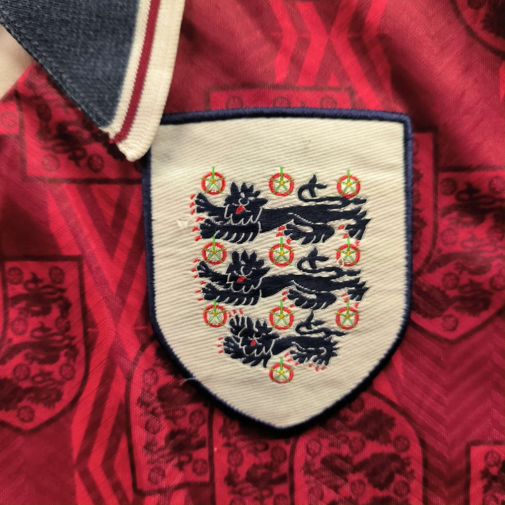 England 1993-95 Umbro away football shirt size XL