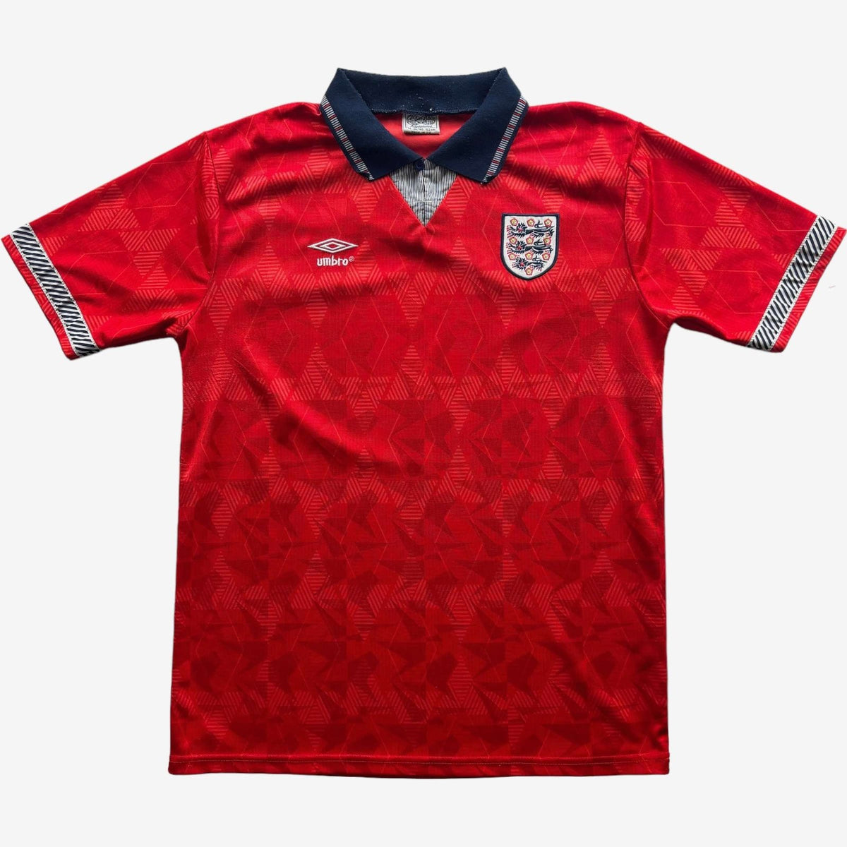 Anglia 1990-92 Umbro vendég foci mez M-es