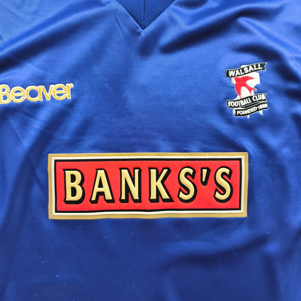 Walsall 1999-2000 Beaver vendég foci mez L-es