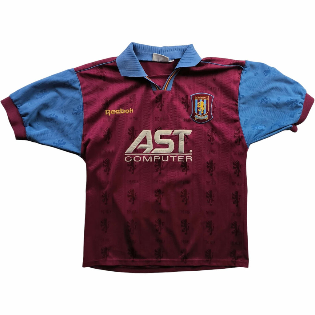 Aston Villa 1995-97 Reebok home football shirt size M