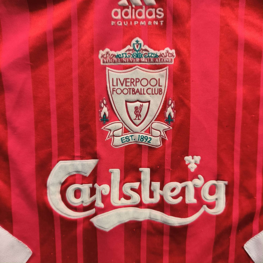 Liverpool 1993-95 Adidas home football shirt size S