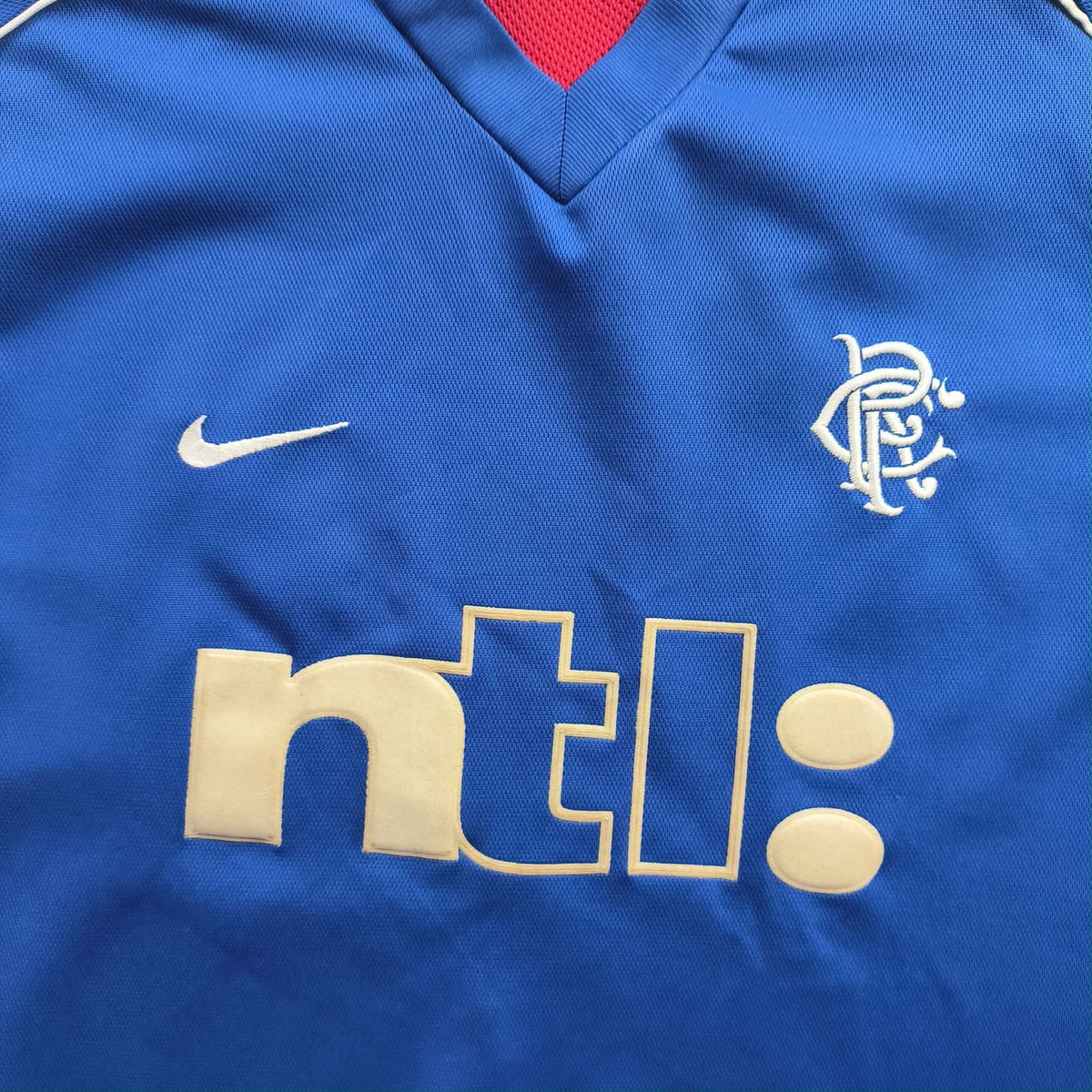 Rangers 2001-02 Nike home football shirt size XXL