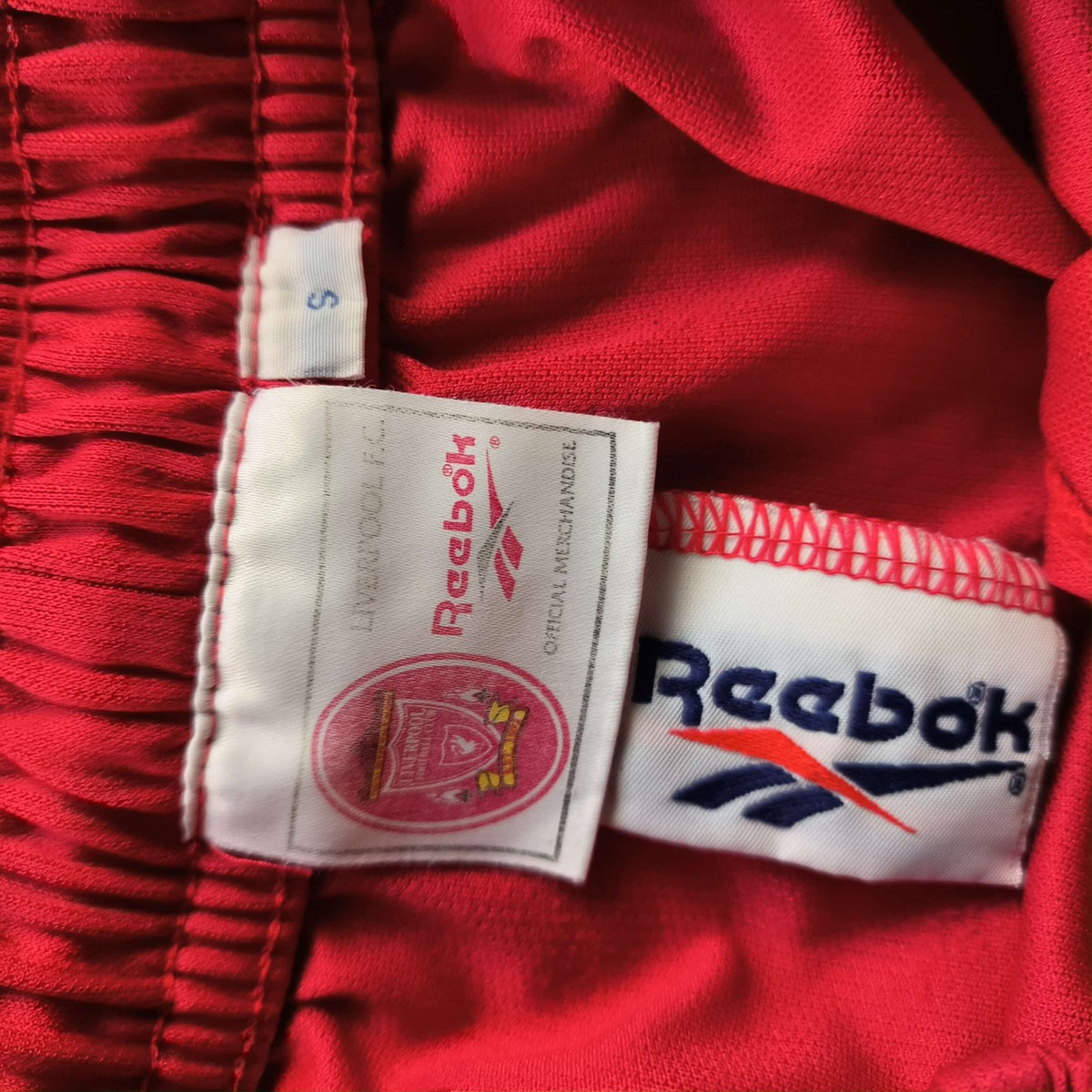 Liverpool 1996-98 Reebok football shorts size S