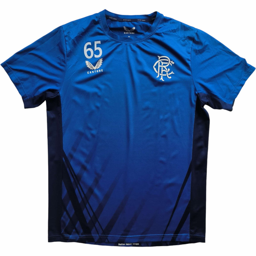 Rangers 2022-23 Castore training foci mez M-es