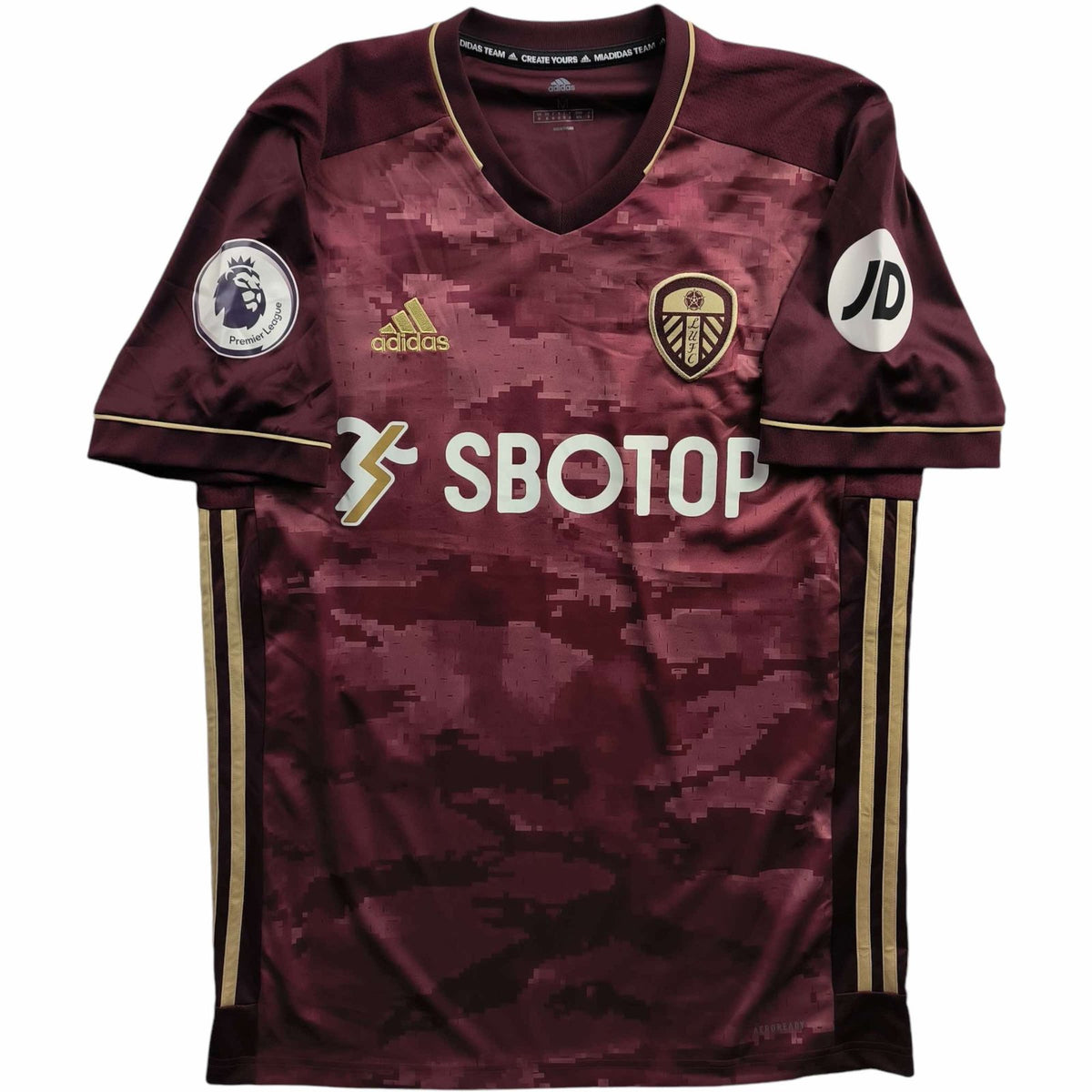 Leeds United 2020-21 Adidas third Pablo Hernandez football shirt size M