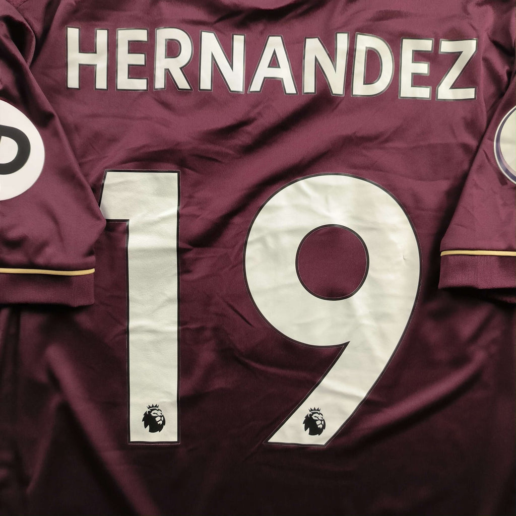 Leeds United 2020-21 Adidas third Pablo Hernandez football shirt size M