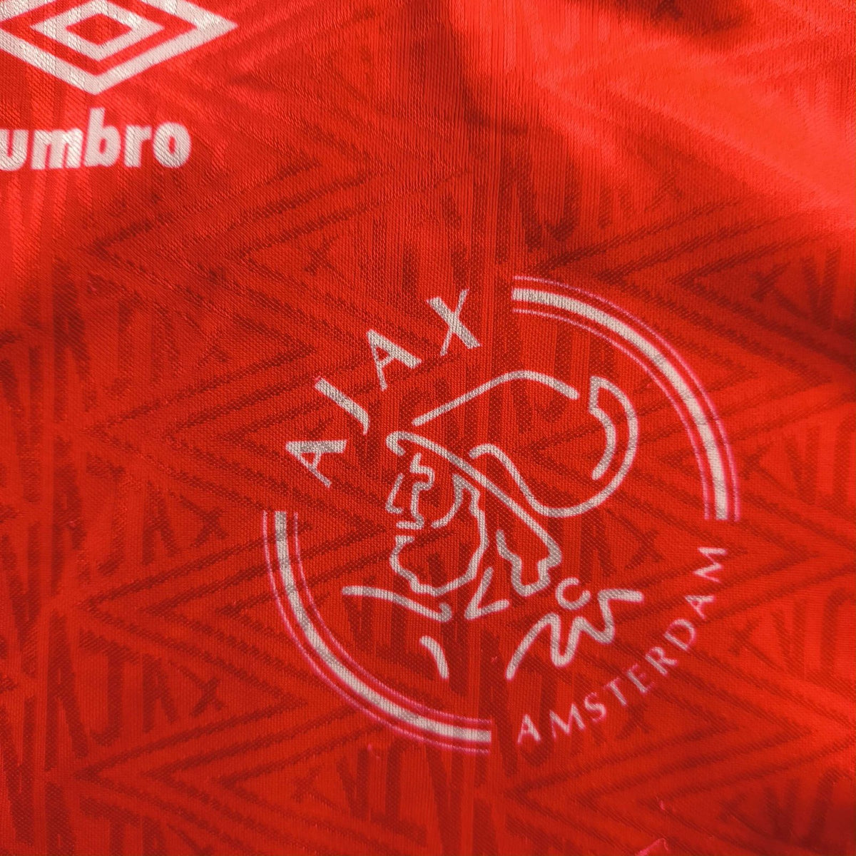 Ajax 1991-93 Umbro hazai foci mez L-es
