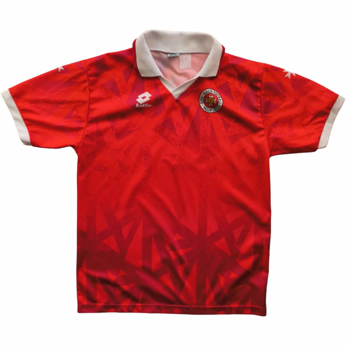 Malta 1997-98 Lotto home football shirt size L