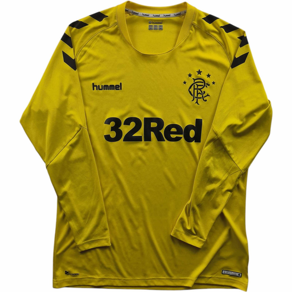 Rangers 2019-20 Hummel goalkeeper football shirt size XL