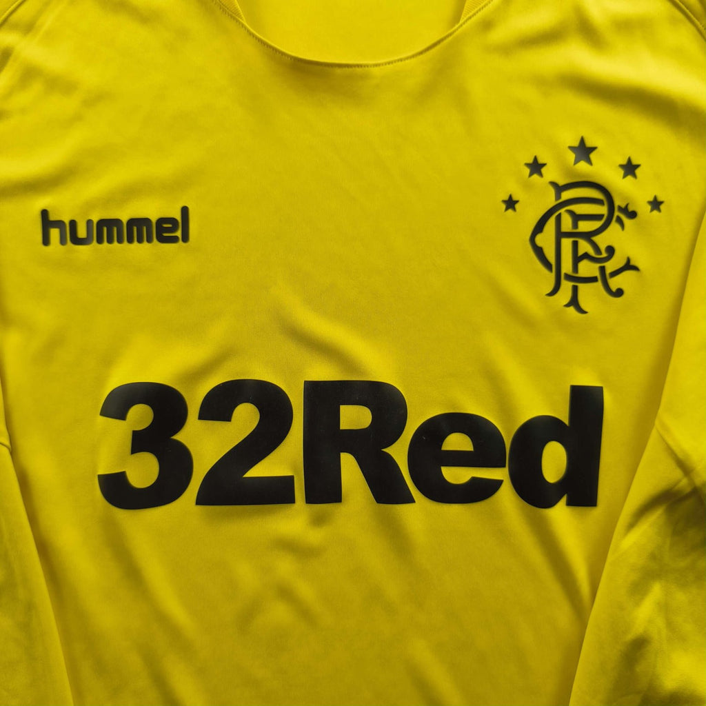 Rangers 2019-20 Hummel goalkeeper football shirt size XL