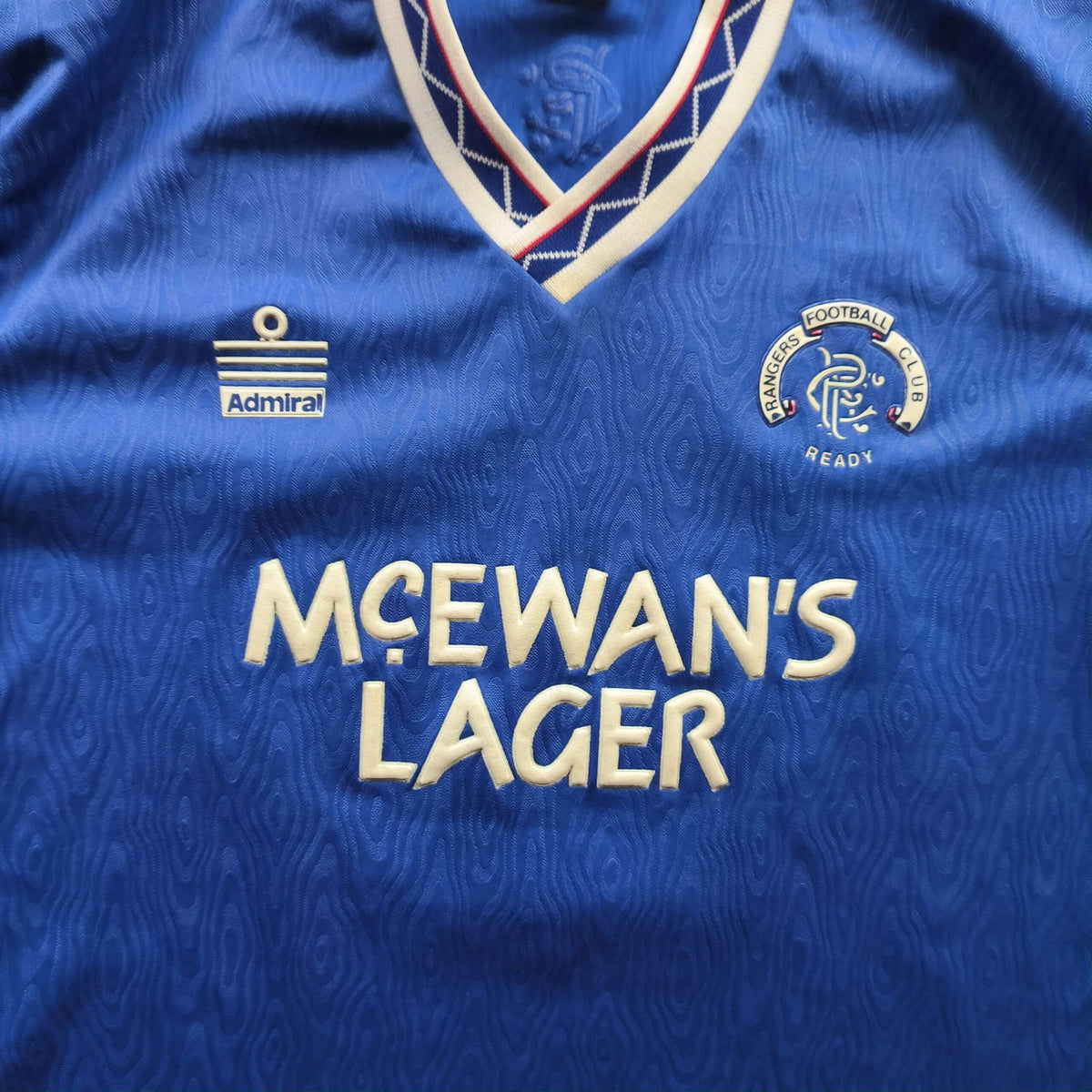 Rangers 1990-92 Admiral home football shirt size XL
