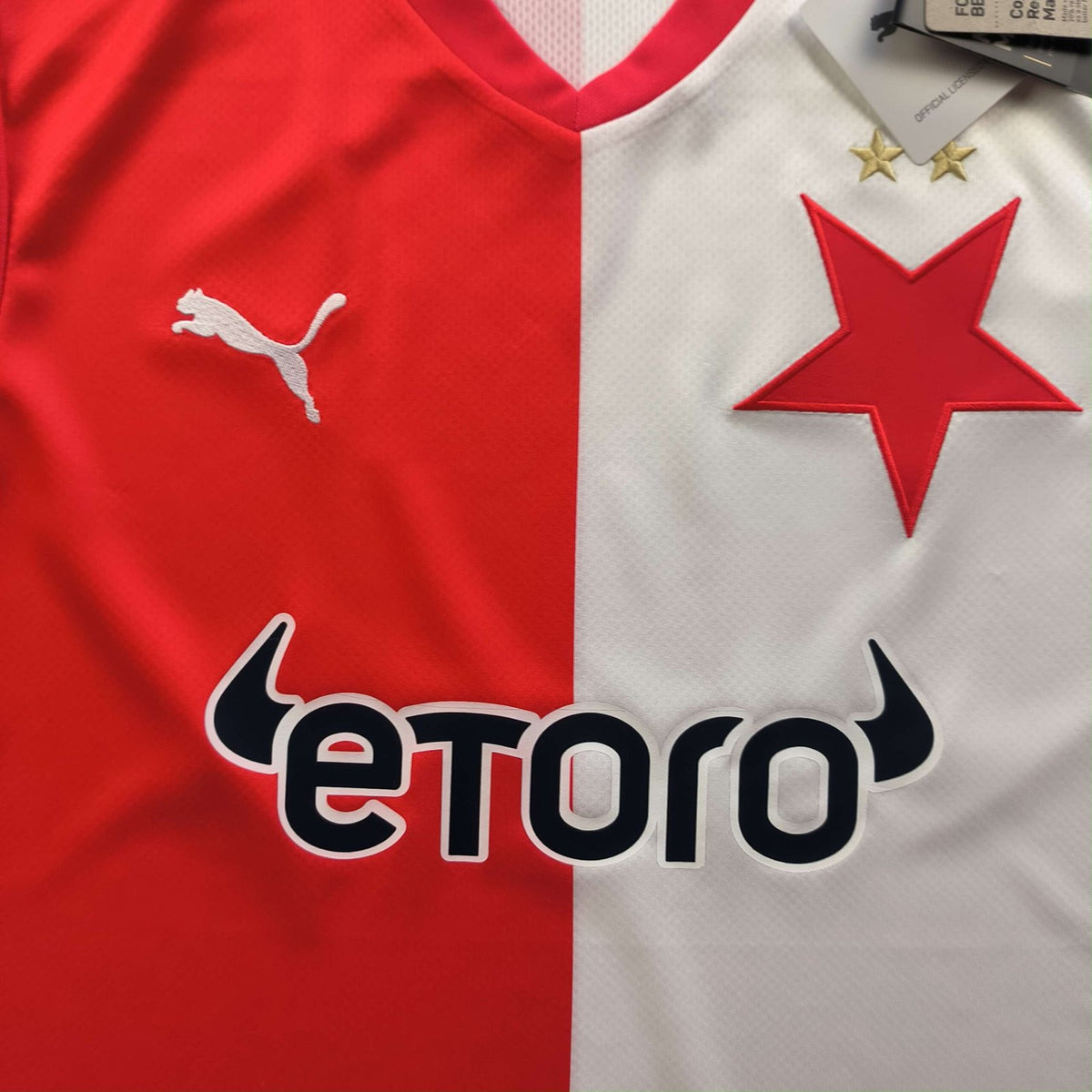 Slavia Praha 2022-23 Puma hazai *Új* foci mez S-es