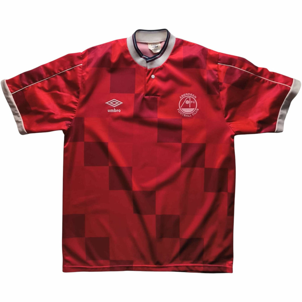 Aberdeen 1987-90 Umbro home football shirt size M