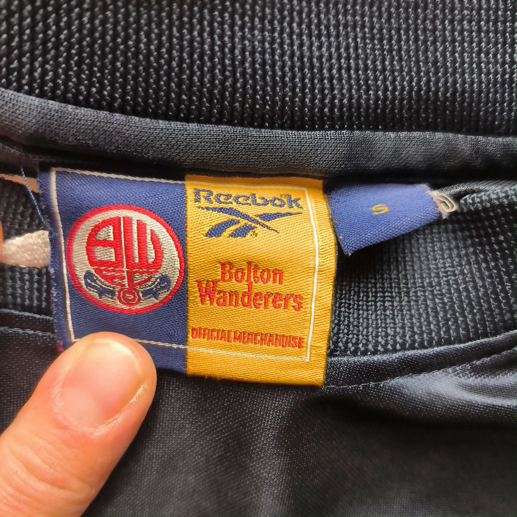 Bolton Wanderers 1998-2000 Reebok training foci mez S-es