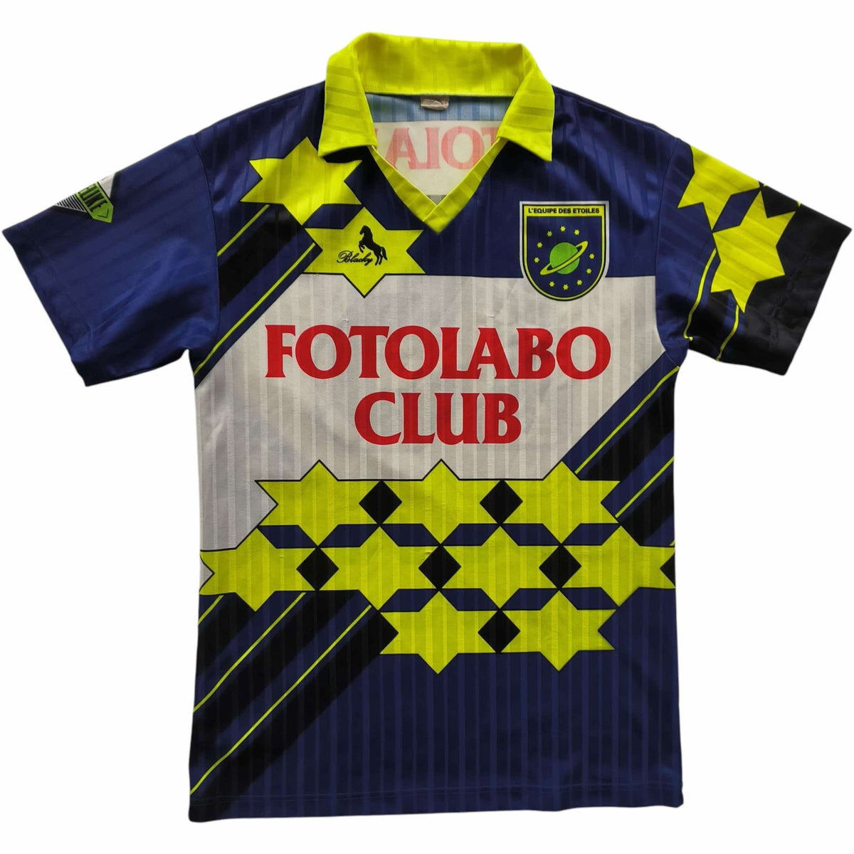 L’Equipe Des Etoiles 1990-92 home #15 football shirt size S