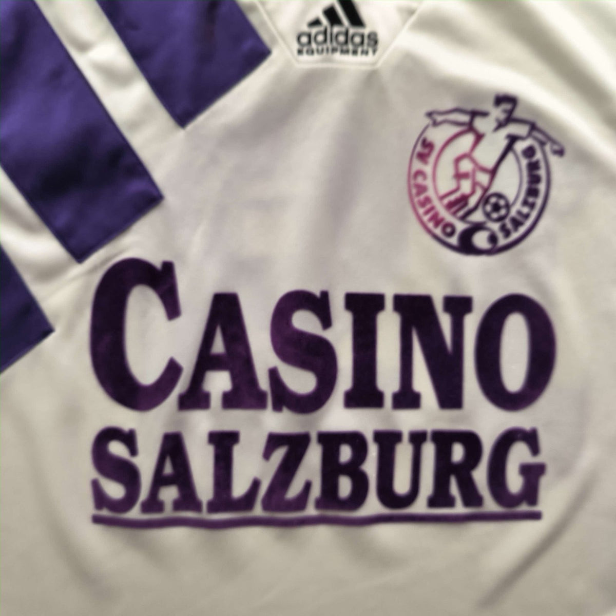 Casino Salzburg 1993-95 Adidas hazai #19 foci mez XL-es