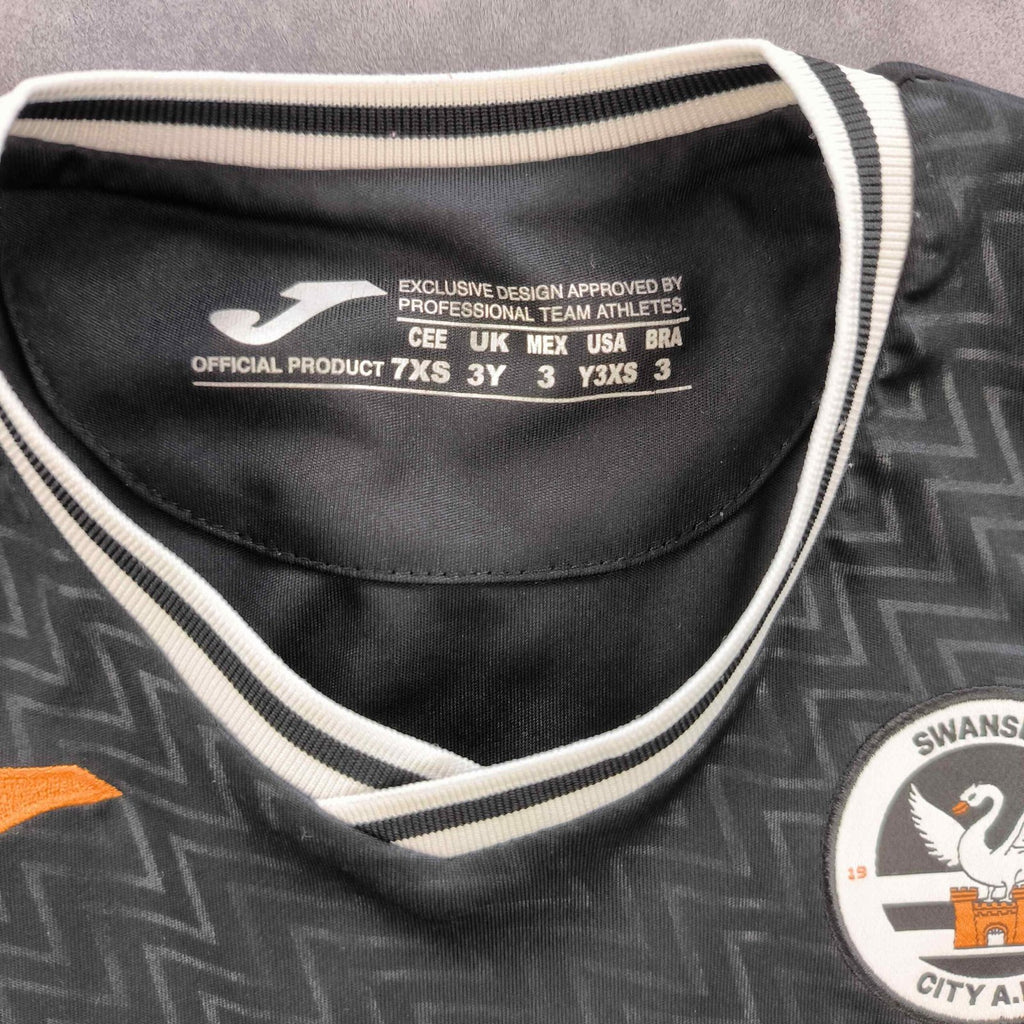 Swansea 2021-22 Joma away football shirt size 3Y
