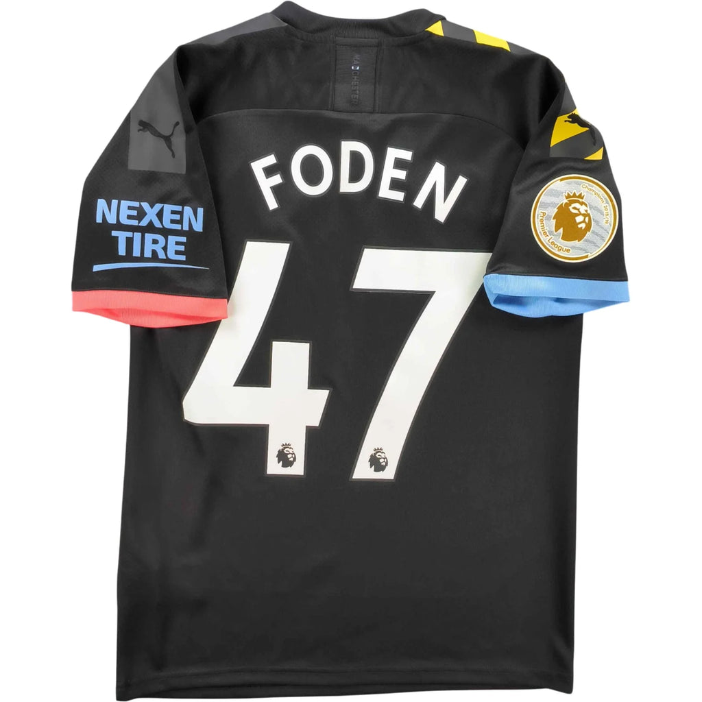 Manchester City 2019-20 Puma away Phil Foden football shirt jersey size XS