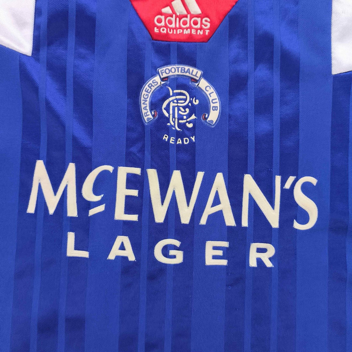 Rangers 1992-94 Adidas hazai foci mez XL-es