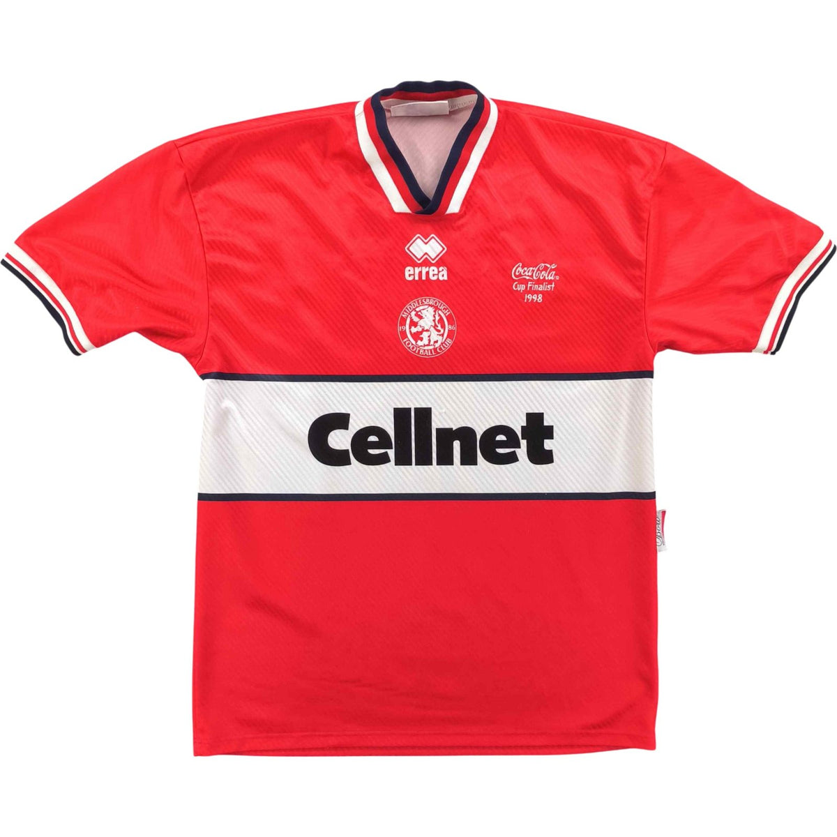 Middlesbrough 1997-98 Errea home football shirt size M