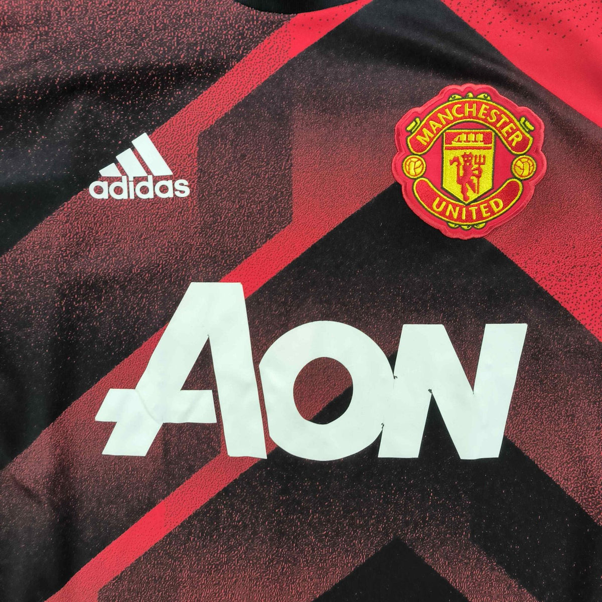 Manchester United 2017-18 Adidas training foci mez S-es