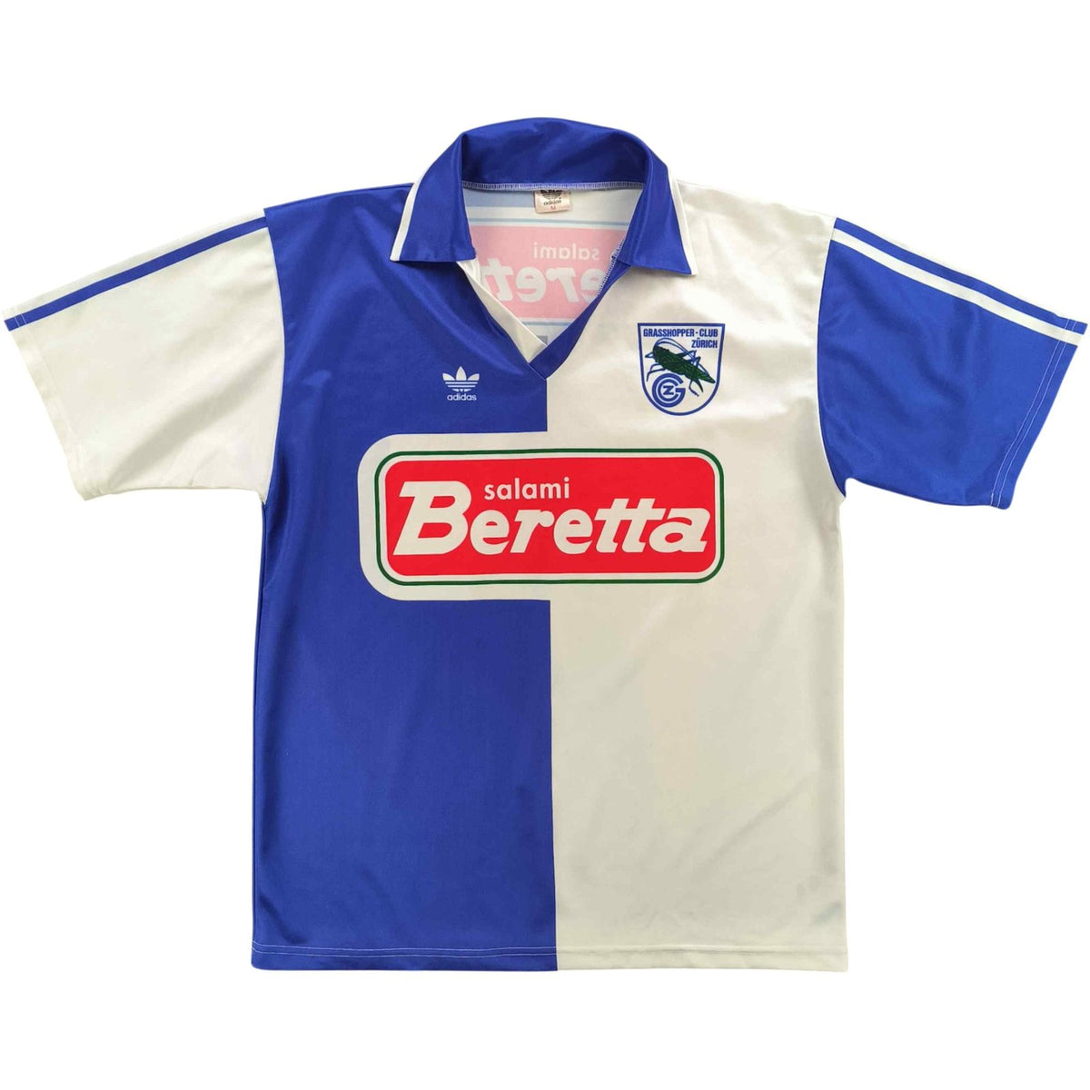 Grasshoppers Zürich 1995-96 Adidas home football shirt size M