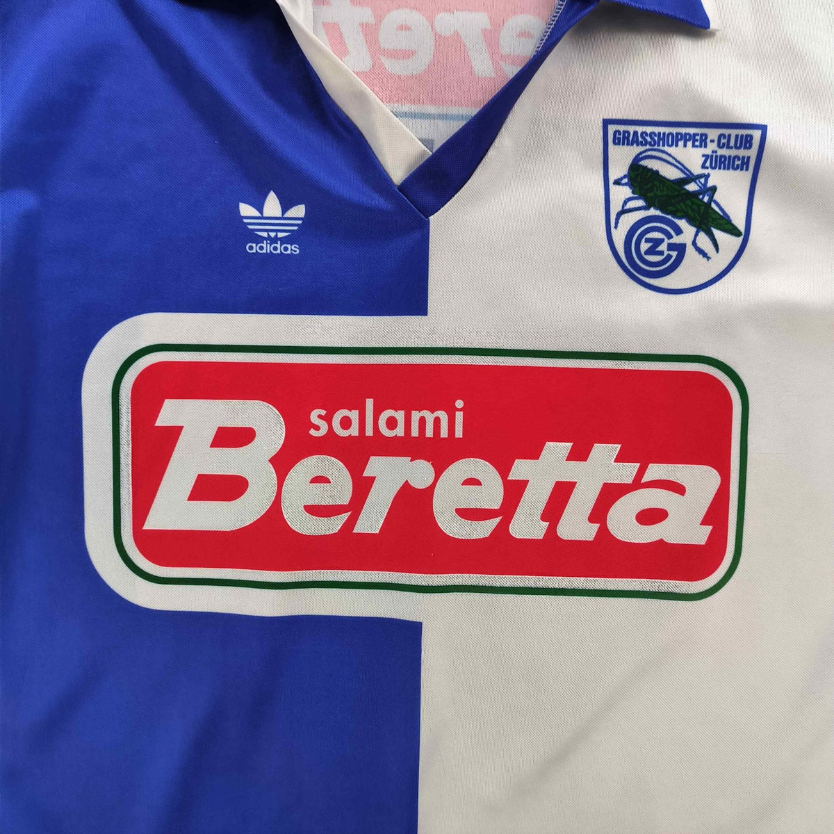 Grasshoppers Zürich 1995-96 Adidas home football shirt size M