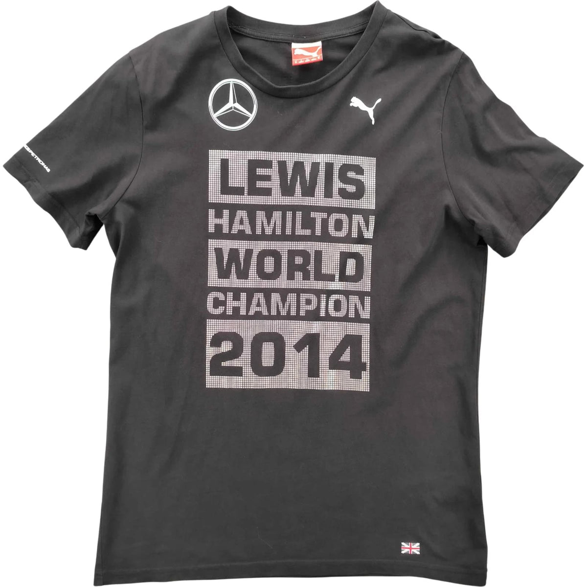 Lewis Hamilton Mercedes F1 2014 világbajnok Puma Forma-1 póló M