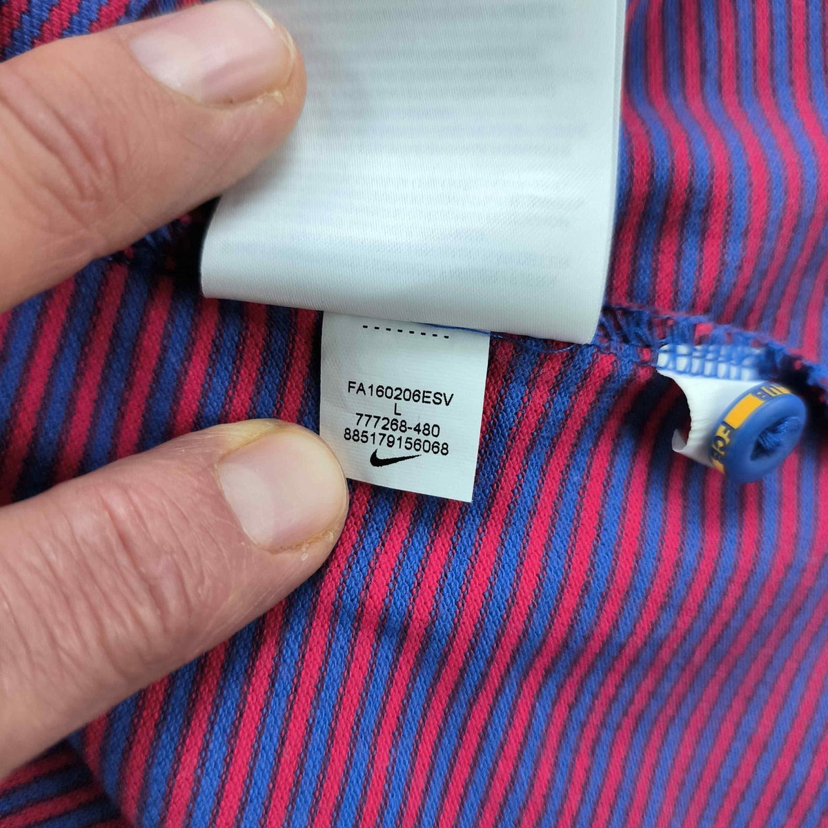 Barcelona 2016-17 Nike póló L-es