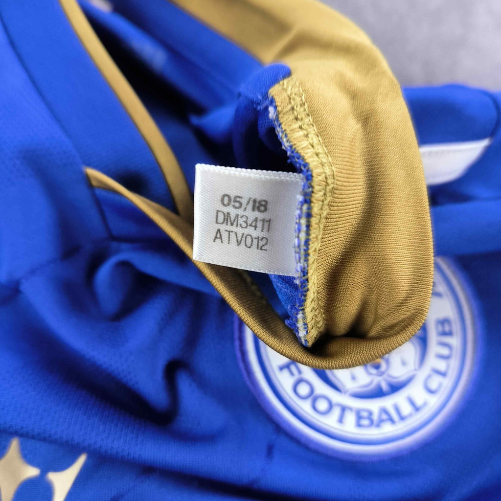 Leicester City 2018-19 Adidas home football shirt size 128