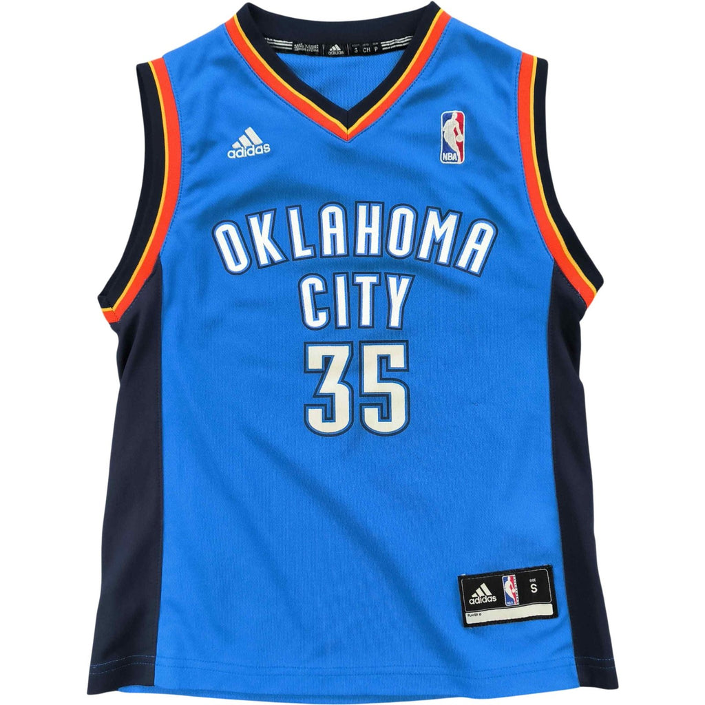 Oklahoma City Thunder Kevin Durant Adidas NBA jersey size Kids 104-110