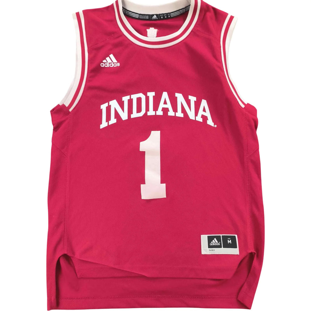 Indiana Hoosiers NCAA Adidas basketball jersey size Youth M