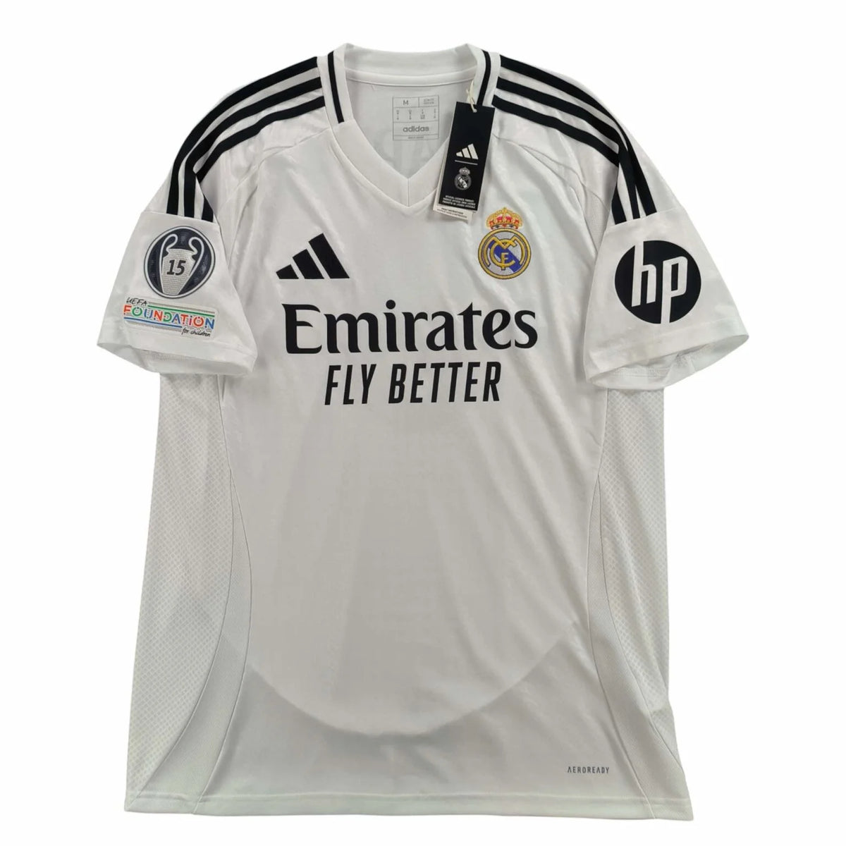 Real Madrid 2024-25 Adidas hazai BL Kylian Mbappe *Új* foci mez M-es