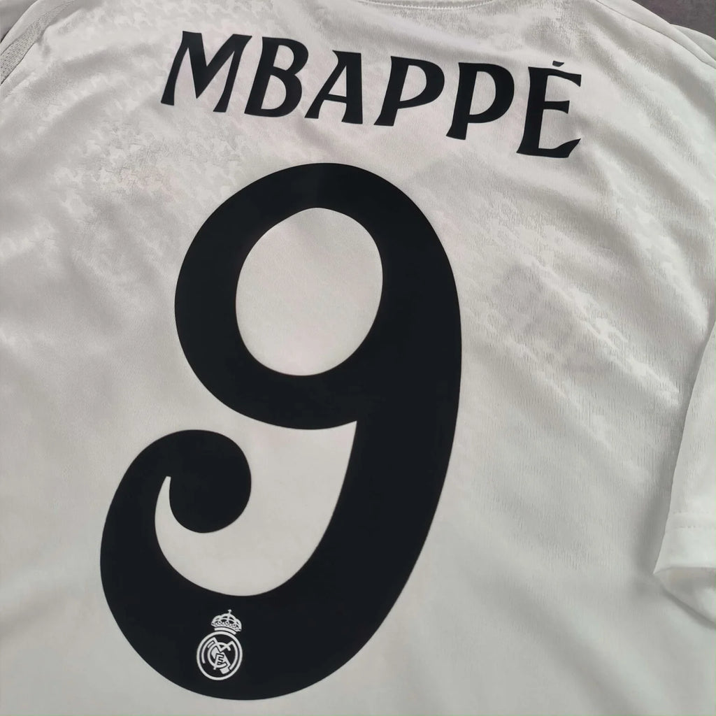 Real Madrid 2024-25 Adidas hazai BL Kylian Mbappe *Új* foci mez M-es