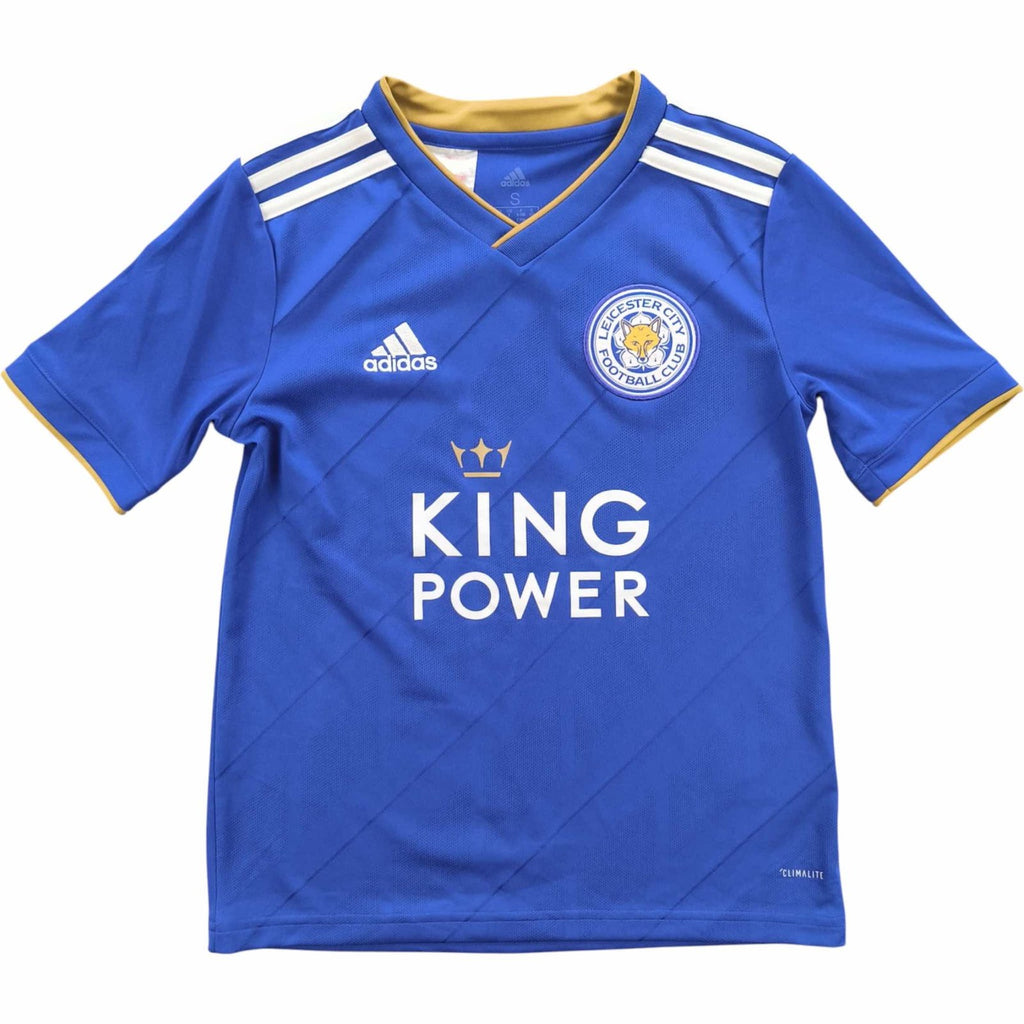 Leicester City 2018-19 Adidas home football shirt size 140