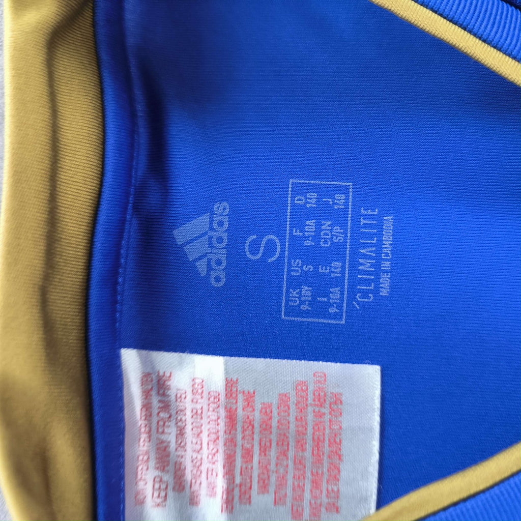 Leicester City 2018-19 Adidas home football shirt size 140