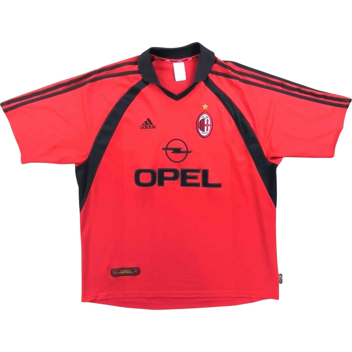 AC Milan 2001-02 Adidas harmadik számú foci mez XXL-es